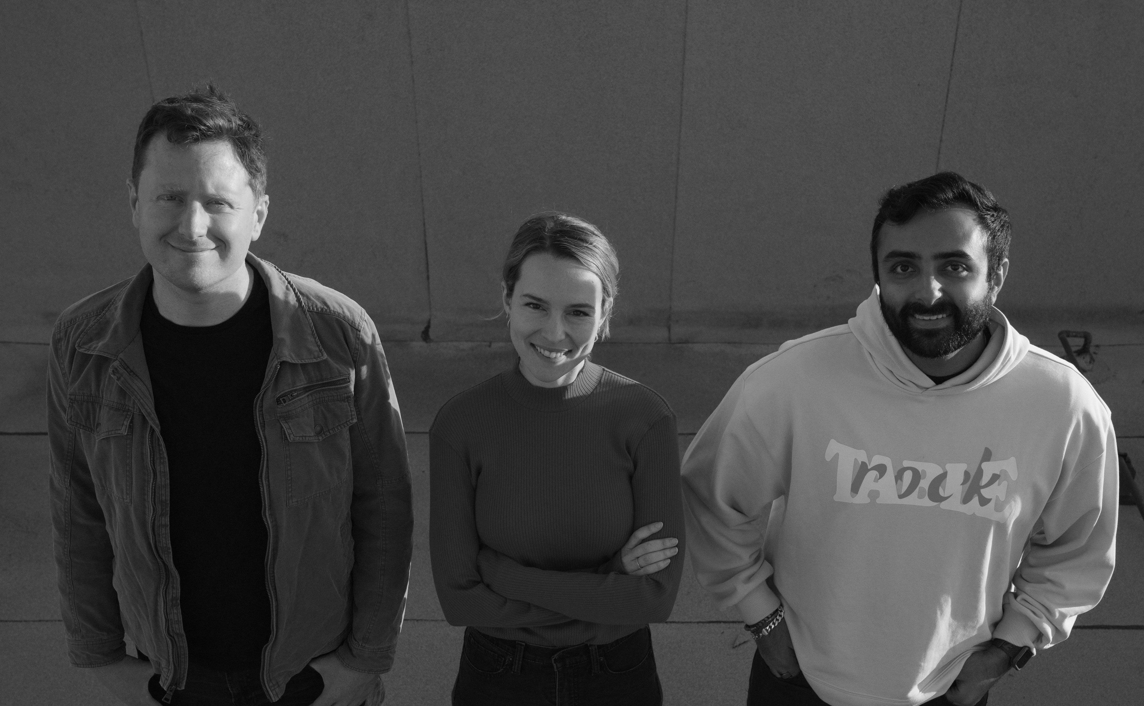 CEO of Northwood, Bridgit Mendler (center), with CTO Griffin Cleverly (left) and Head of Software Shaurya Luthra (right). (Image credit: Northwood)