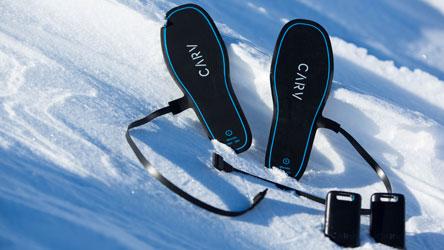 Carv, wearable ski boot insert