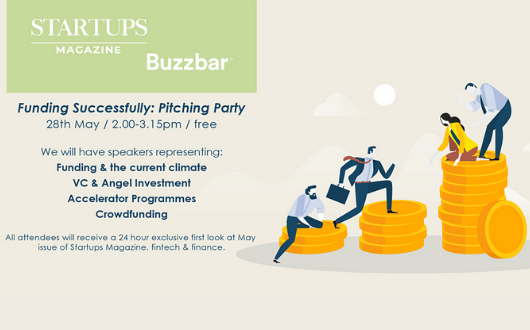 Startups Magazine & Buzzbar, Funding Successfully: Pitching Party