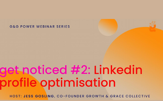 Get Noticed #2: LinkedIn Profile Optimisation