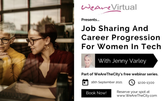Job sharing and career progression for women in tech