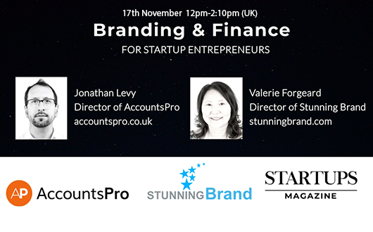 Branding & Finance Webinar for Startup Founders