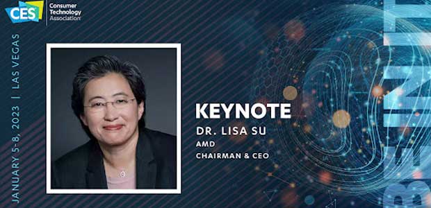 AMD's Dr. Lisa Su to Keynote Live at CES 2023