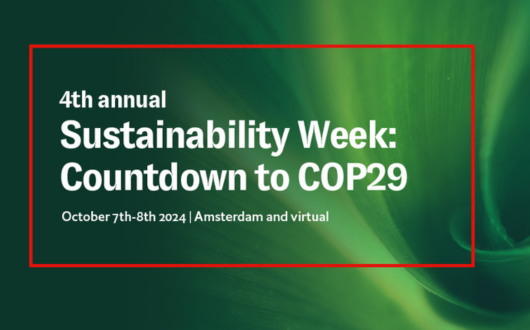 4th annual Sustainability Week: Countdown to COP29