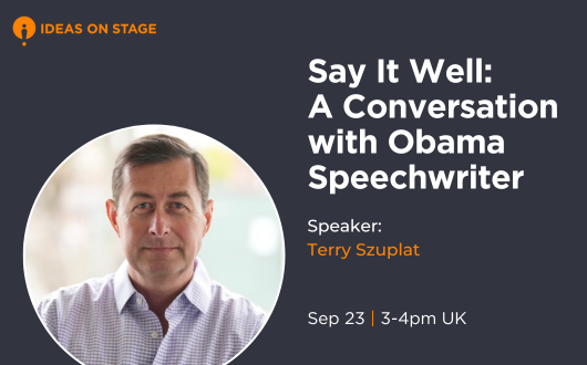 Say It Well: A Conversation with Obama Speechwriter