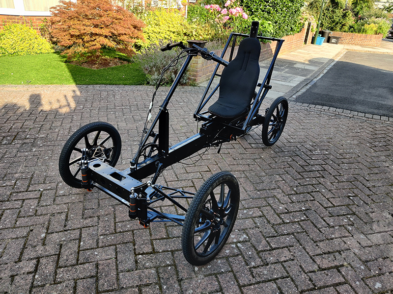 'Rolling chassis' with pedal drive only
