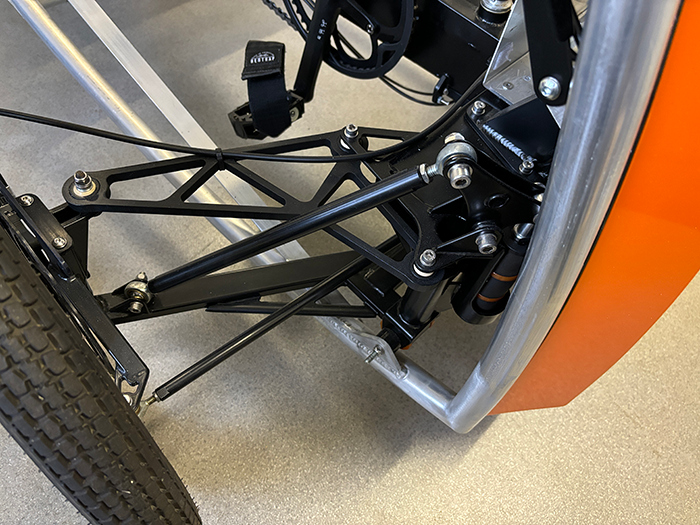 Front suspension and steering